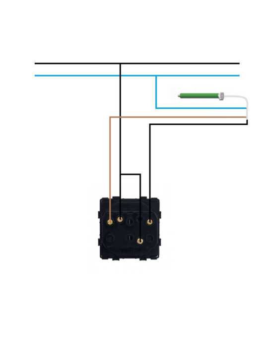 Bouton-Poussoir pour Volets Roulants Automatiques avec Flèches Modern