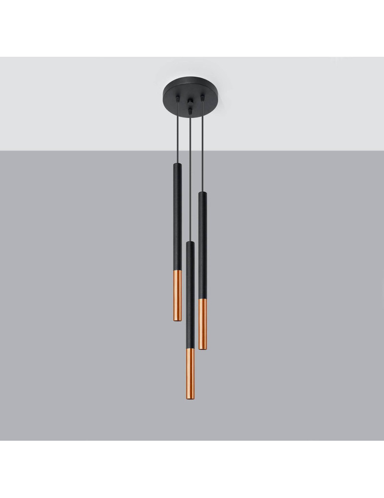 Suspension Métal Mozaica 3P  SOLLUX Suspension Métal Mozaica 3P  SOLLUX