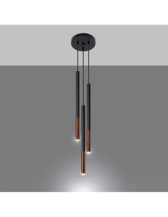 Suspension Métal Mozaica 3P  SOLLUX