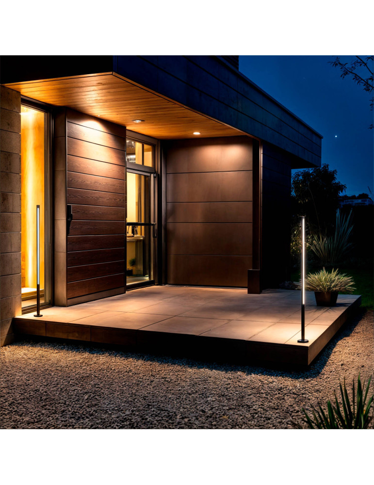 Balise LED Extérieur en saillie sur pied 12-24W 80-160cm Calax