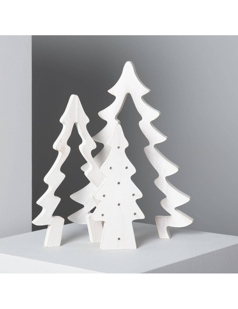 Sapin de Noël LED Bois avec Batterie Kolm