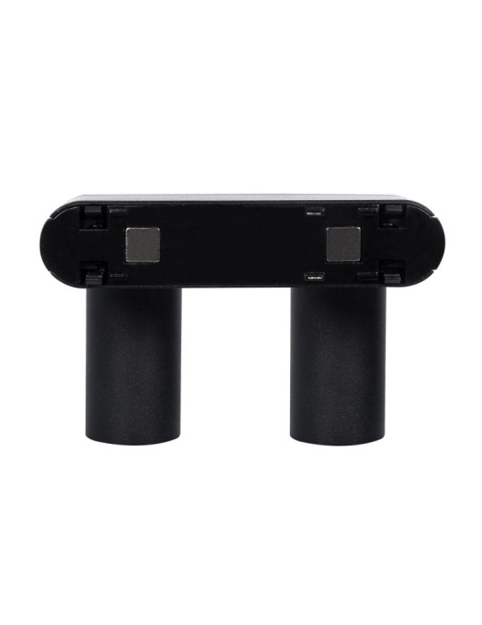 Spot LED sur Rail Magnétique 25mm Extra-Plat 10W Double 48V Noir