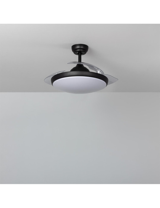 Ventilateur de Plafond Silencieux Kourak Noir 106cm Moteur DC