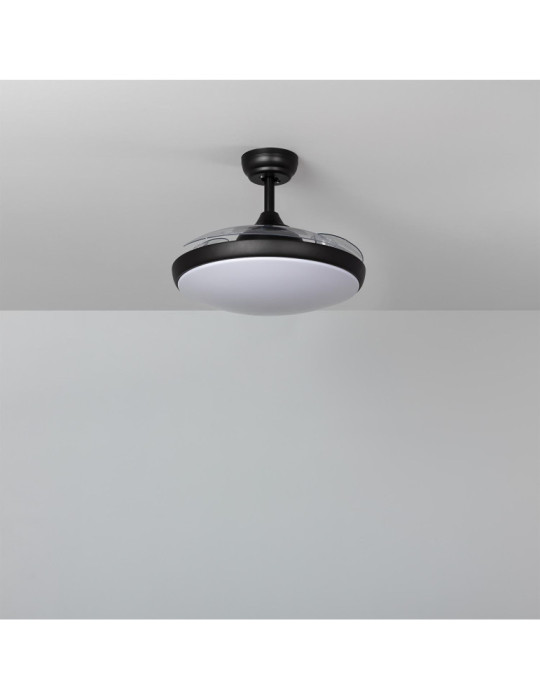 Ventilateur de Plafond Silencieux Kourak Noir 106cm Moteur DC