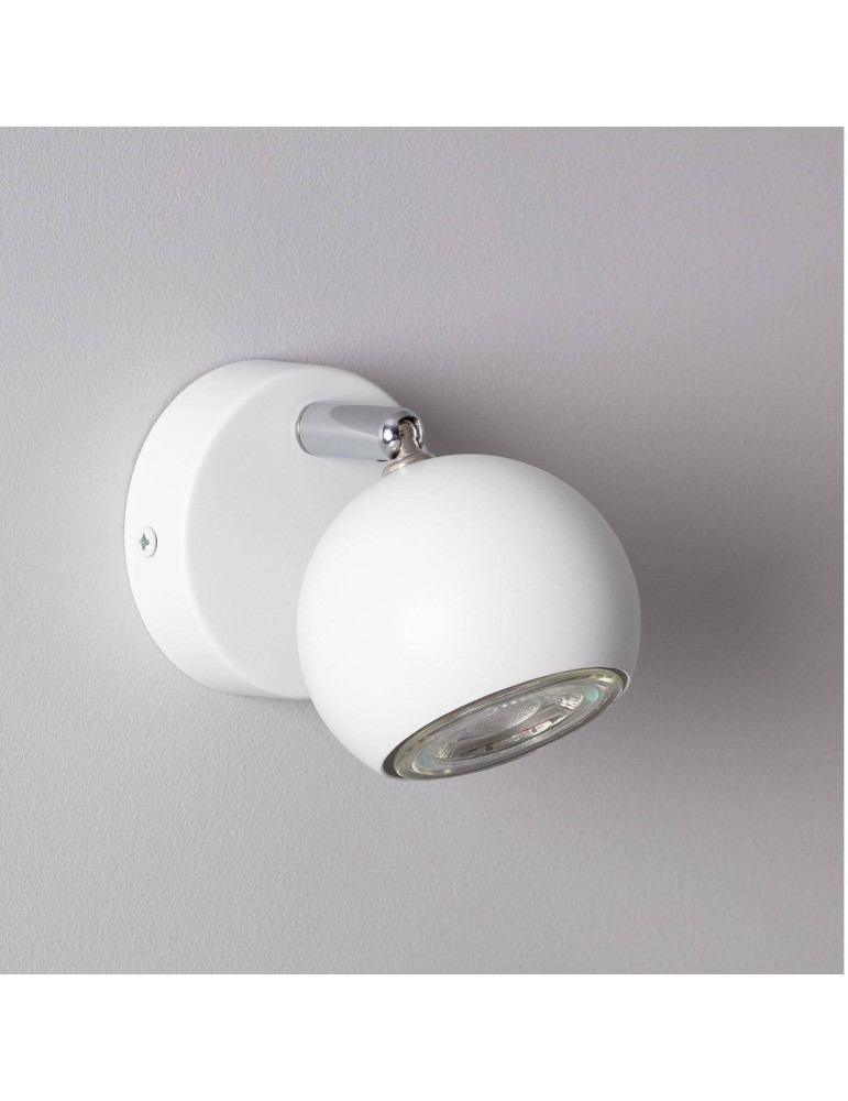 Applique Murale Orientable Aluminium Ates 1 Spot Blanc