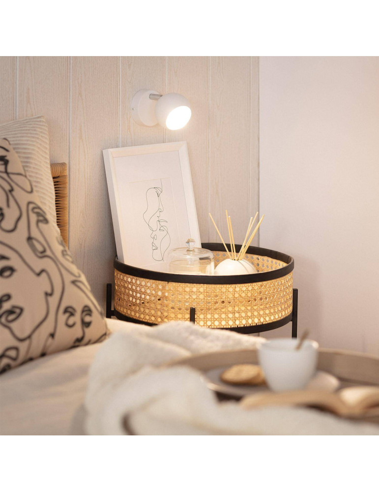 Applique Murale Orientable Aluminium Ates 1 Spot Blanc