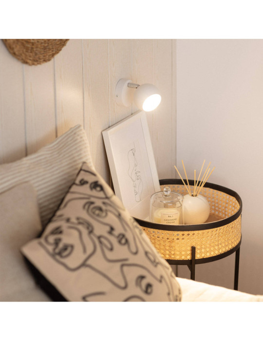 Applique Murale Orientable Aluminium Ates 1 Spot Blanc