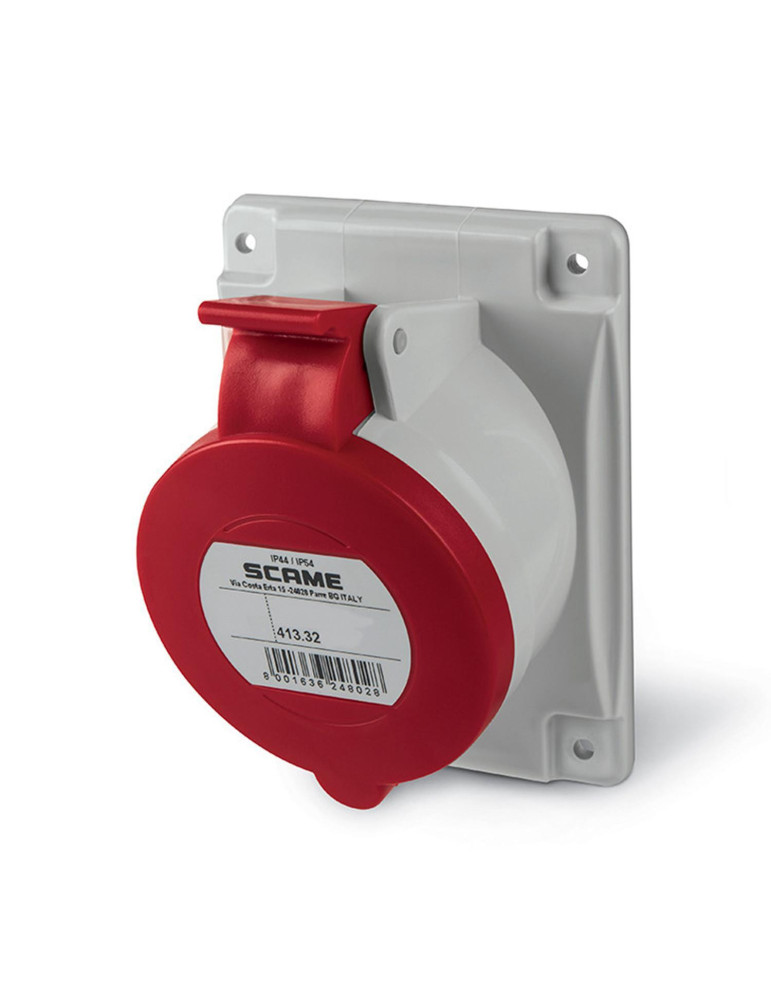 Prise Industrielle sur Tableau 32A IP54 Optima SCAME