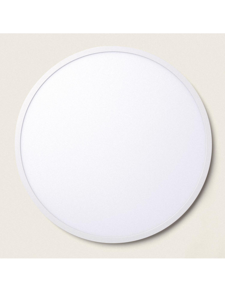 Plafonnier LED Rond 48W Extra-Plat CCT Sélectionnable Ø600 mm