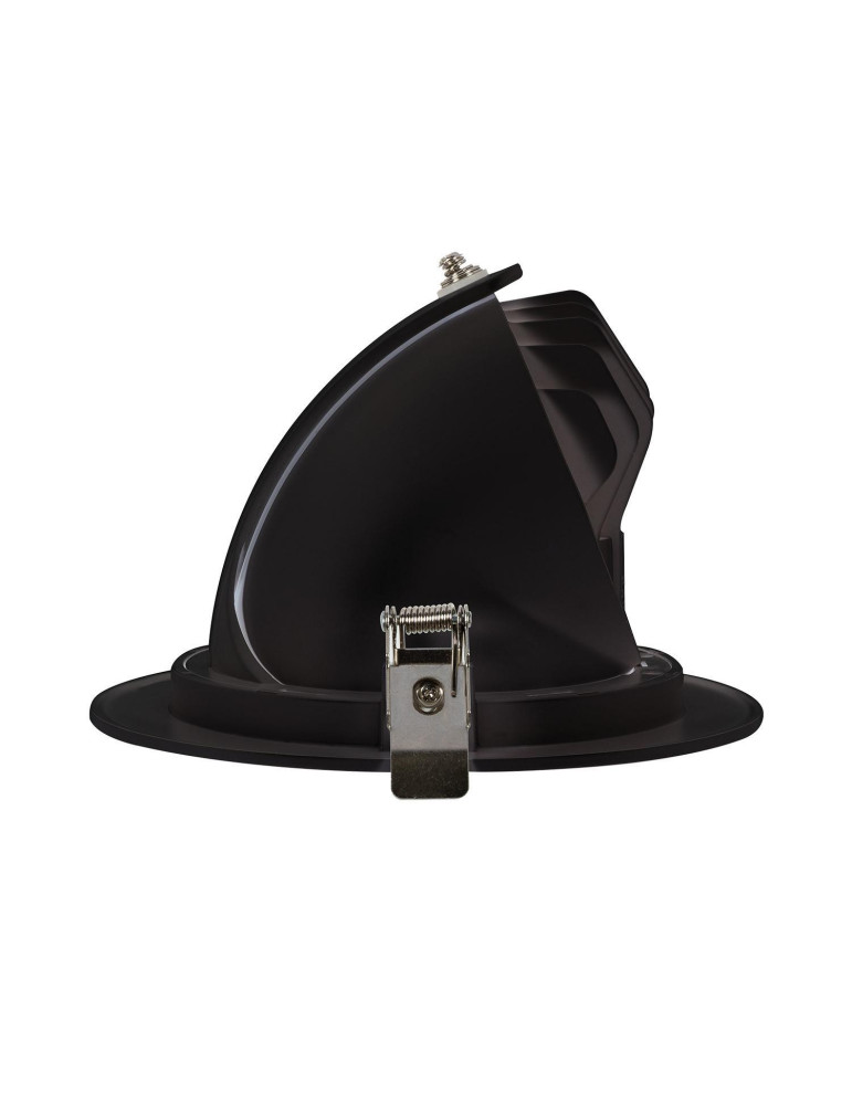 Downlight LED 48W Rond Orientable OSRAM 120lm/W LIFUD Coupe Ø 195 mm Noir