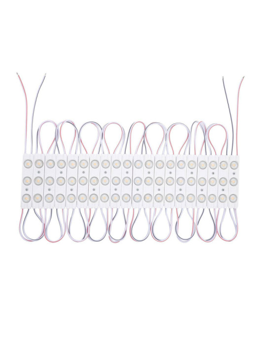 Module LED 20 Pièces 22W IP65 24V DC pour Enseignes Publicitaires 2.5m