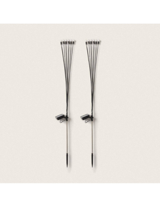 Pack de 2 Piquets LED Solaires Extérieur LightningBug Pack de 2 Piquets LED Solaires Extérieur LightningBug