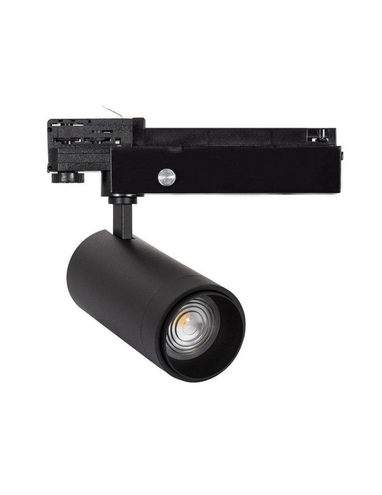 Spot LED sur Rail Triphasé 30W Dimmable Wolf Multiangle 15-60º Noir