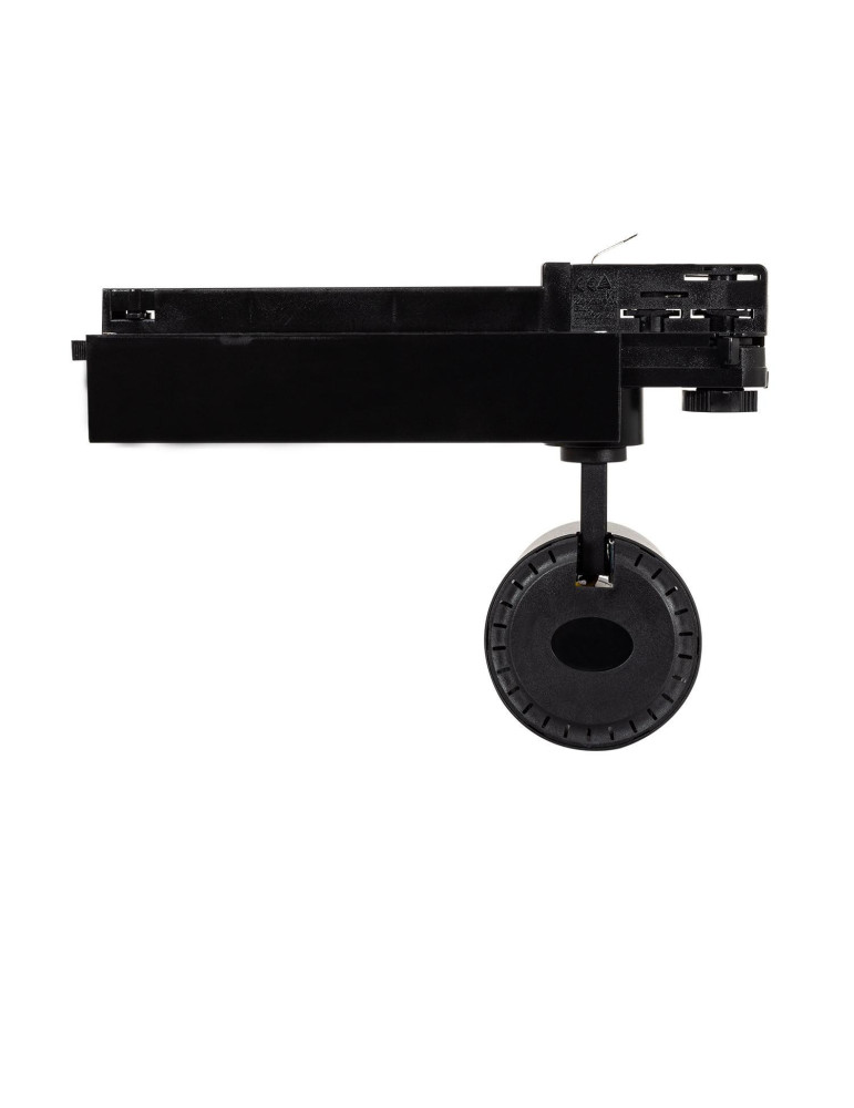 Spot LED sur Rail Triphasé 30W Dimmable Wolf Multiangle 15-60º Noir