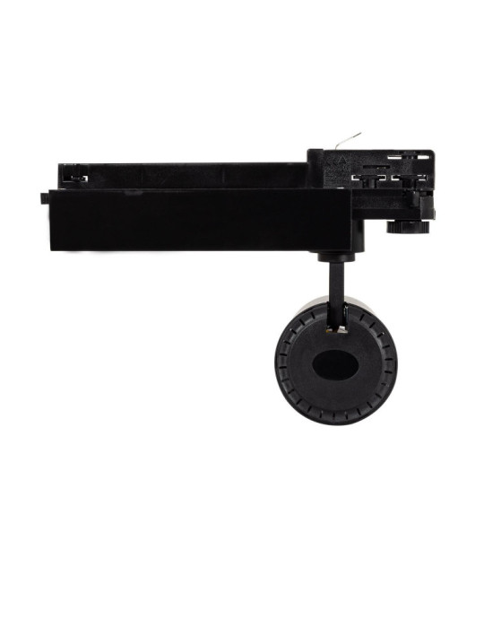 Spot LED sur Rail Triphasé 30W Dimmable Wolf Multiangle 15-60º Noir