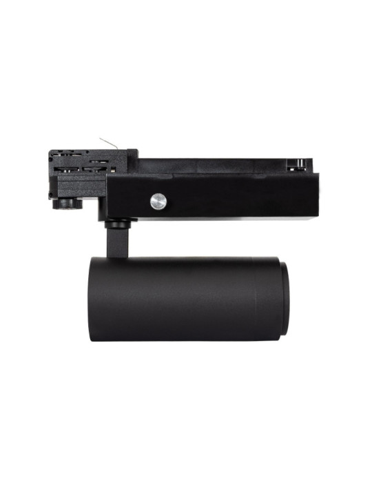 Spot LED sur Rail Triphasé 30W Dimmable Wolf Multiangle 15-60º Noir