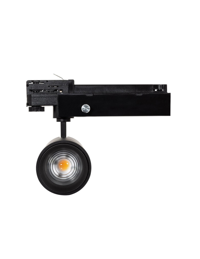 Spot LED sur Rail Triphasé 30W Dimmable Wolf Multiangle 15-60º Noir