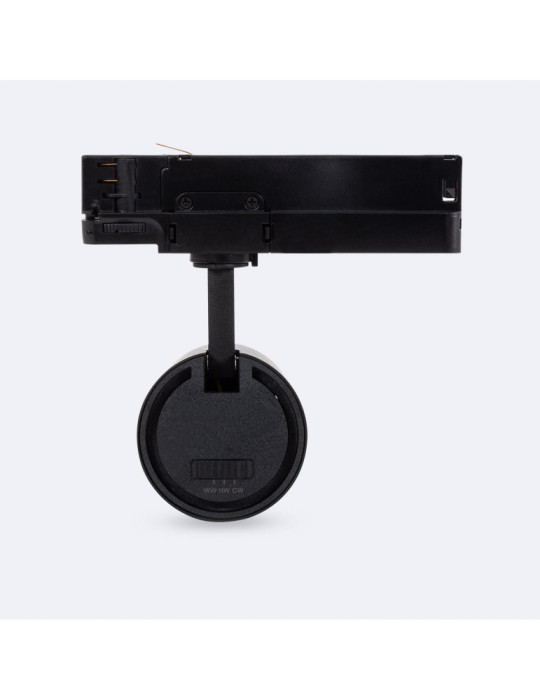 Spot LED sur Rail Triphasé 30W Fasano Dimmable CCT Noir