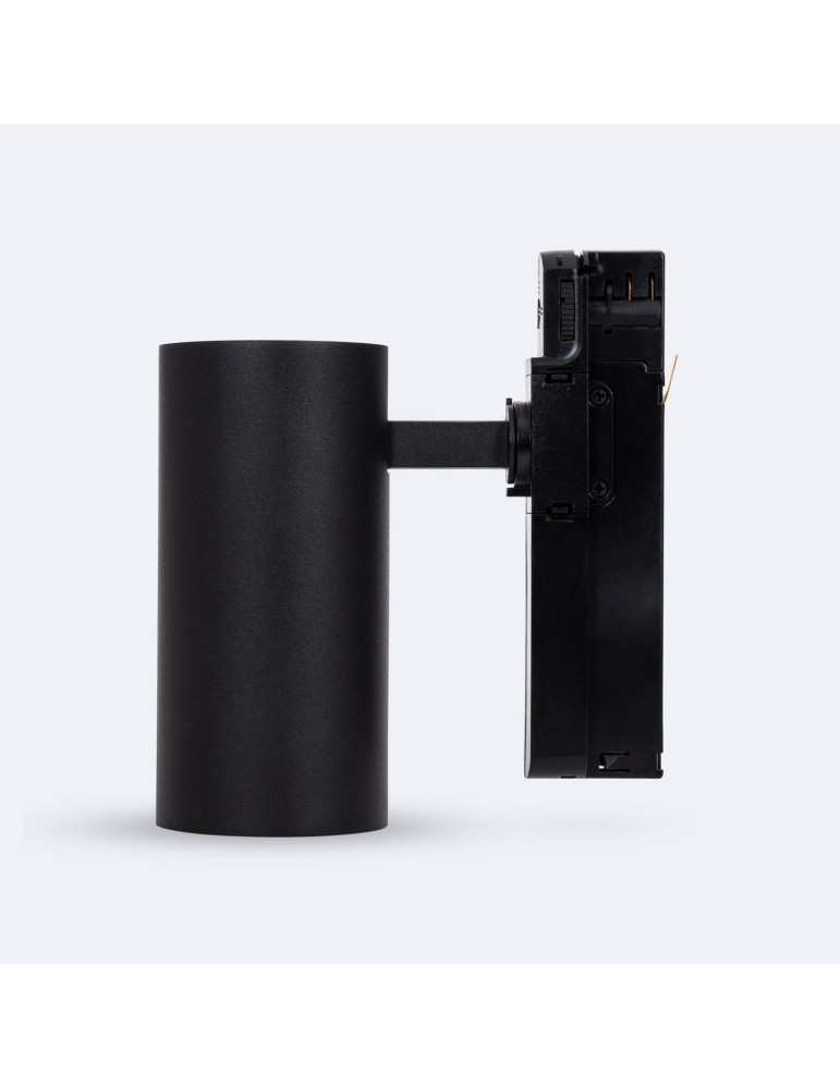 Spot LED sur Rail Triphasé 30W Fasano Dimmable CCT Noir