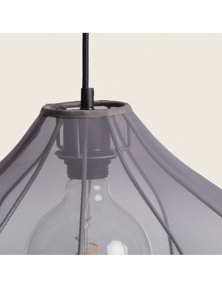 Suspension Métal et Tissu Ø400 mm Yara