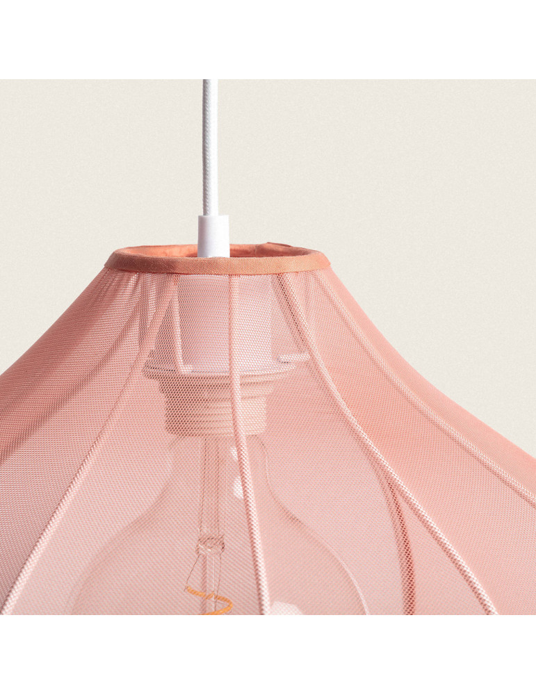 Suspension Métal et Tissu Ø400 mm Yara