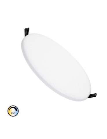 Dalle LED 24W Ronde CCT Surface Coupe Ø 200 mm IP54
