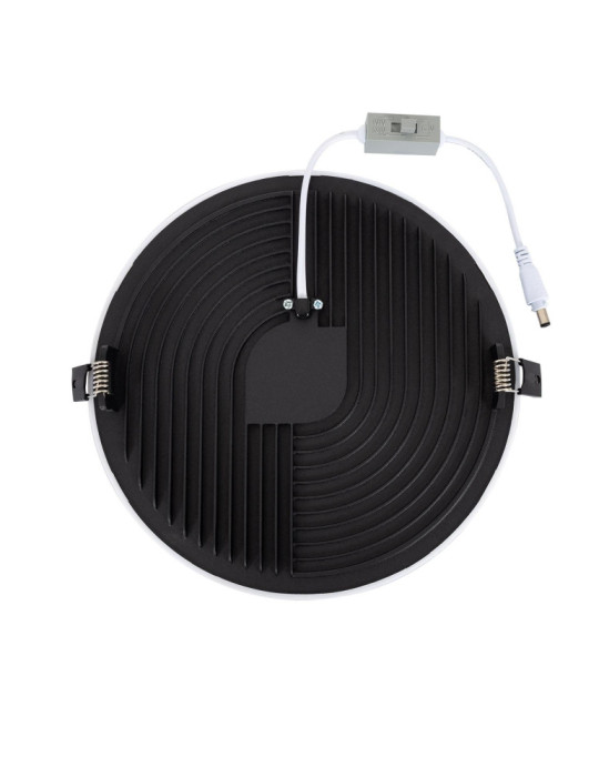 Dalle LED 24W Ronde CCT Surface Coupe Ø 200 mm IP54