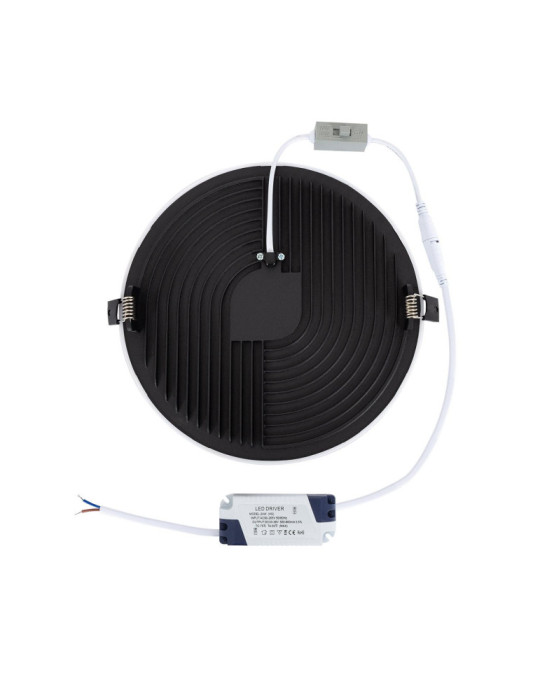 Dalle LED 24W Ronde CCT Surface Coupe Ø 200 mm IP54