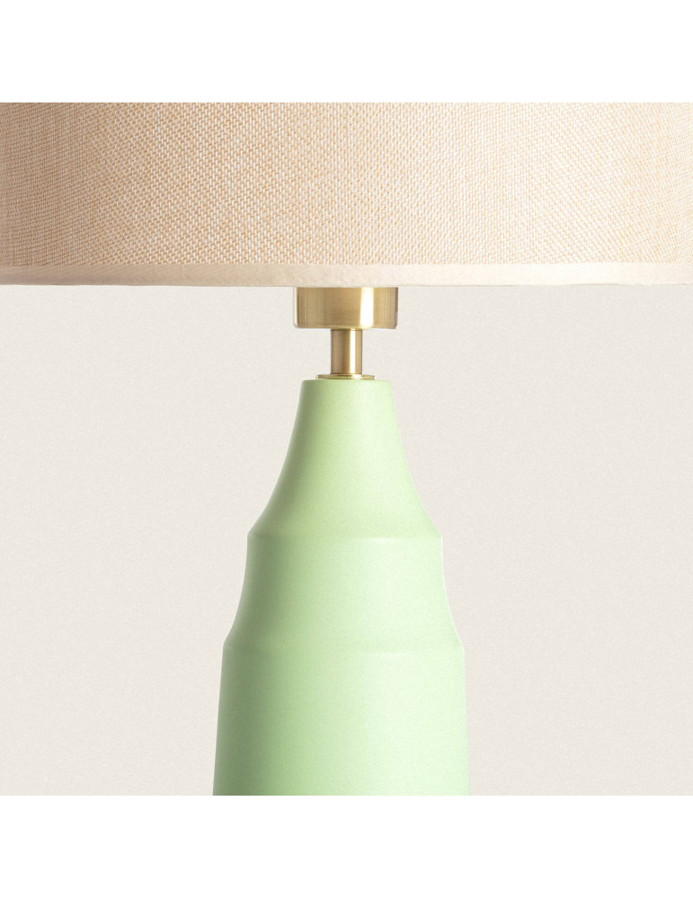 Lampe à poser Métal et Textile Muka