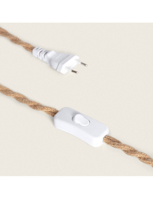 Lampe à poser Métal et Textile Muka