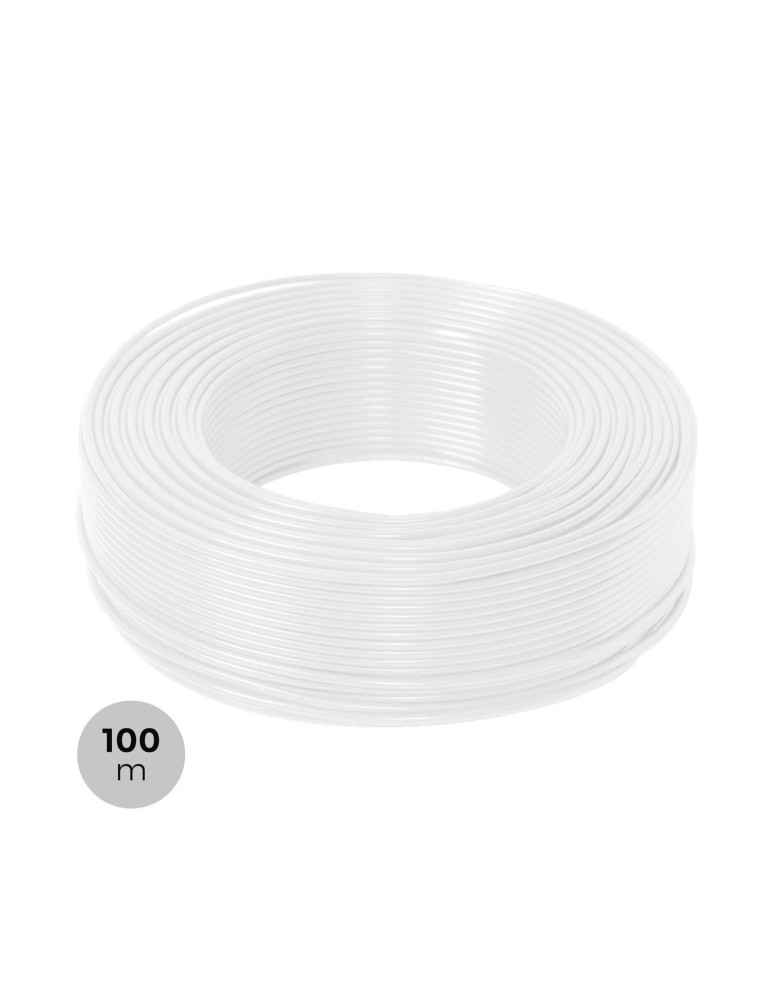 Rouleau 100m Gaine Câble Électrique 3x1.5mm² Blanc 1kV RV-K Rouleau 100m Gaine Câble Électrique 3x1.5mm² Blanc 1kV RV-K