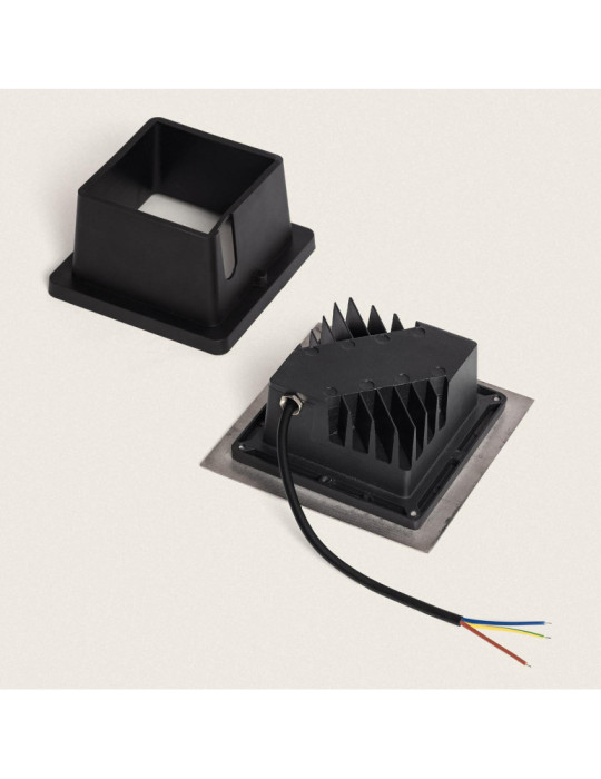 Balise Extérieure LED Encastrable au Sol Carrée Utopia 12 W