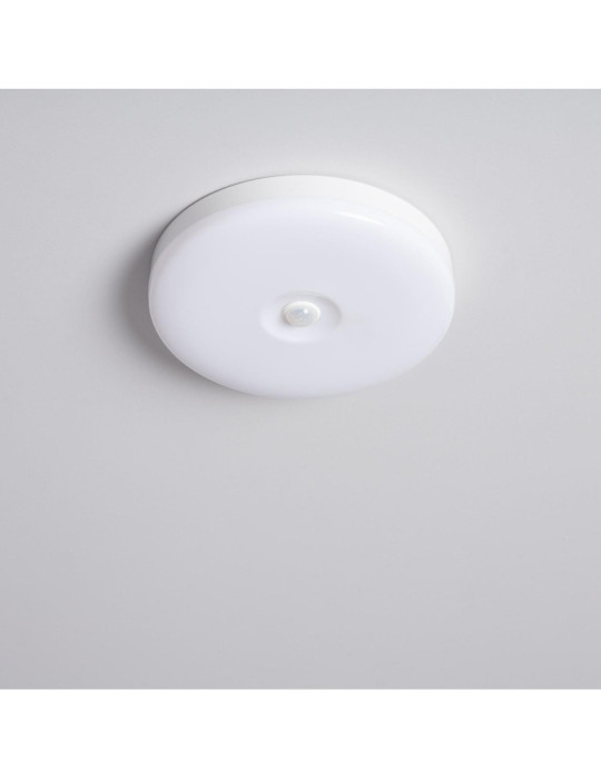 Plafonnier LED 12W Ø216 mm No Flicker avec Détecteur de Présence PIR et Crépusculaire