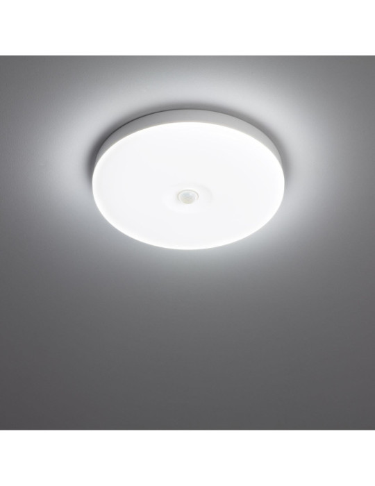Plafonnier LED 12W Ø216 mm No Flicker avec Détecteur de Présence PIR et Crépusculaire