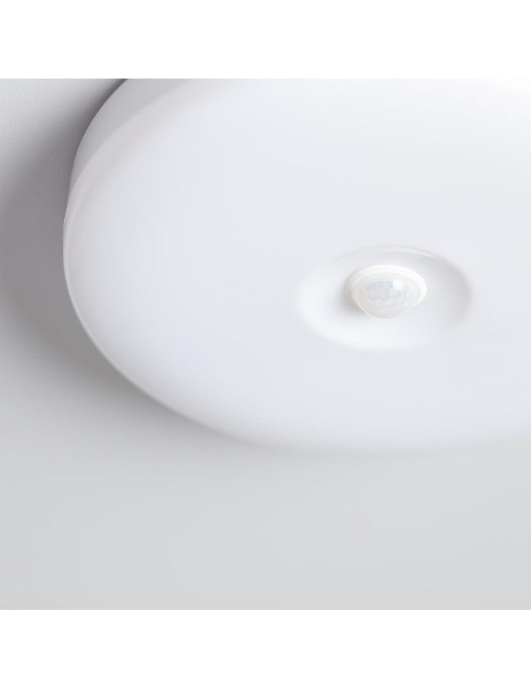 Plafonnier LED 12W Ø216 mm No Flicker avec Détecteur de Présence PIR et Crépusculaire