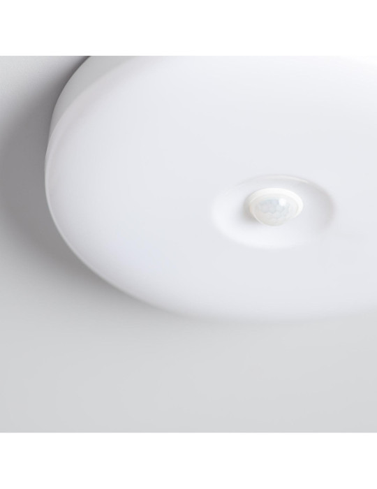Plafonnier LED 12W Ø216 mm No Flicker avec Détecteur de Présence PIR et Crépusculaire