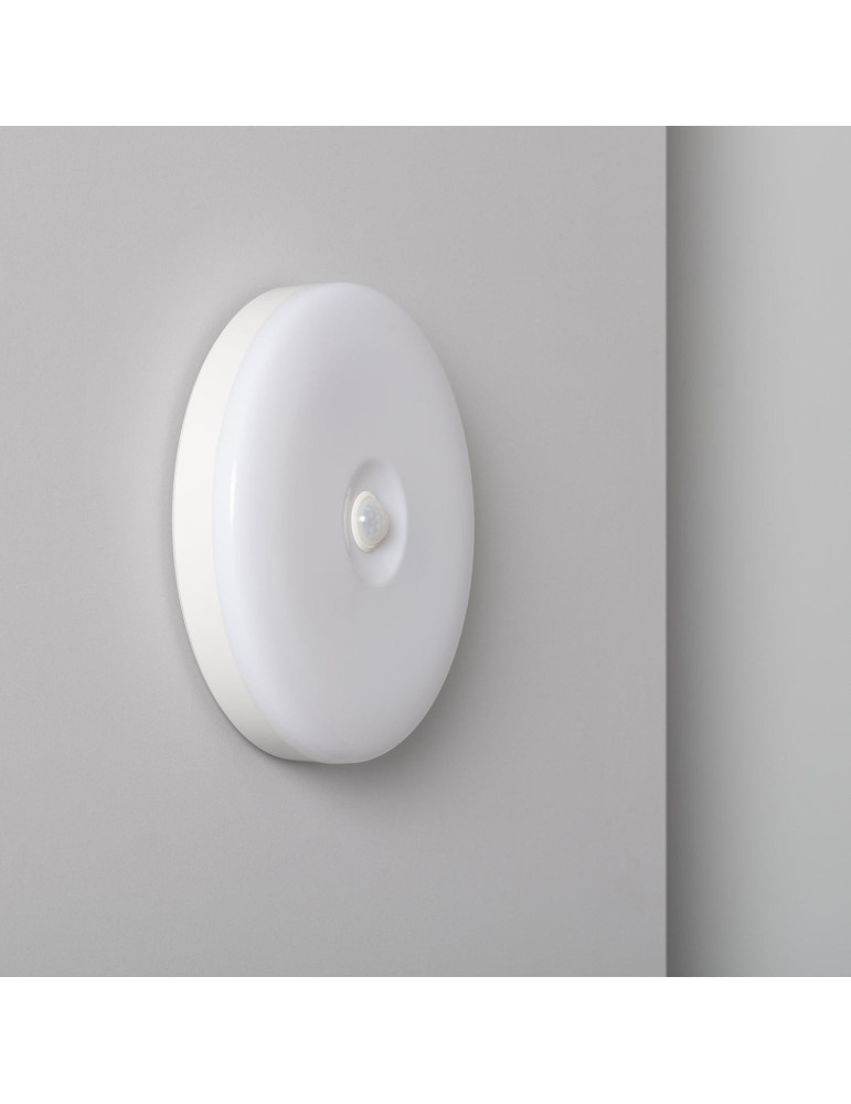 Plafonnier LED 12W Ø216 mm No Flicker avec Détecteur de Présence PIR et Crépusculaire