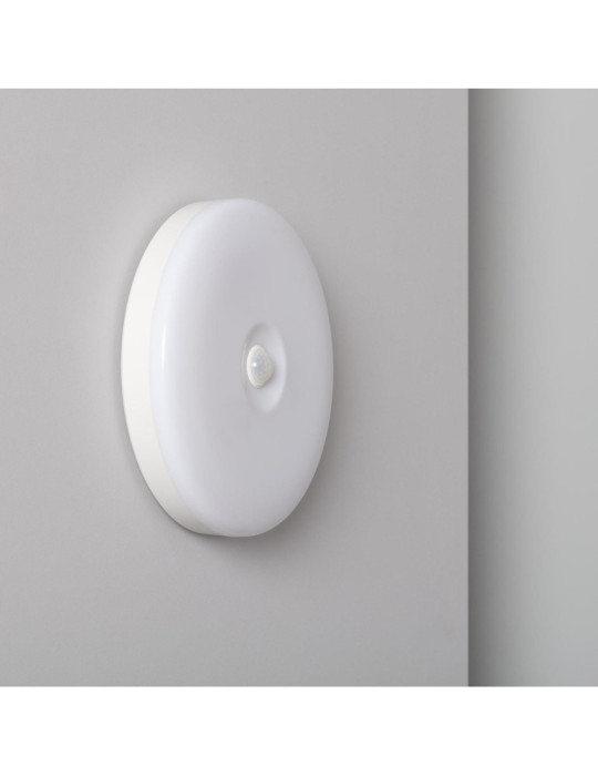 Plafonnier LED 12W Ø216 mm No Flicker avec Détecteur de Présence PIR et Crépusculaire