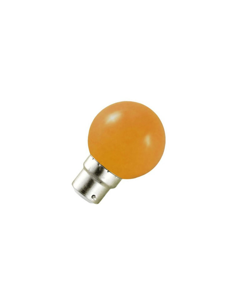 Ampoule Led 0.8W=9W B22 Orange
