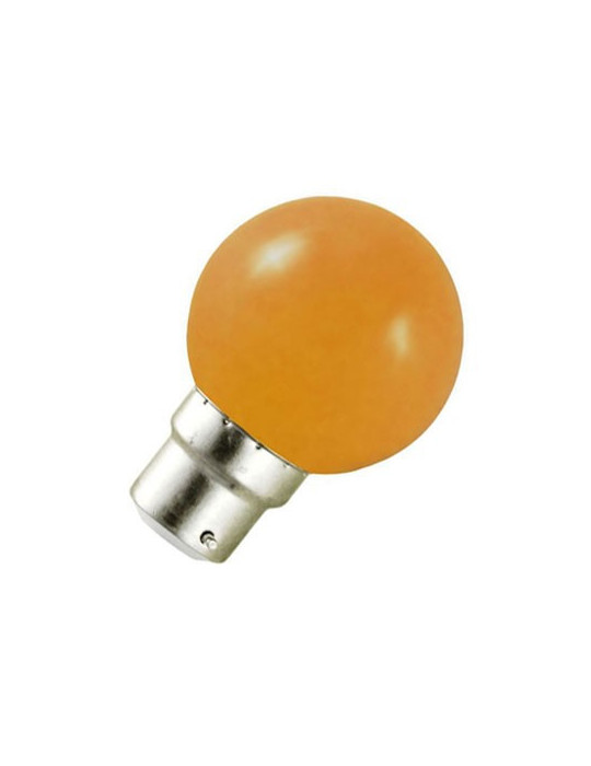 Ampoule Led 0.8W=9W B22 Orange