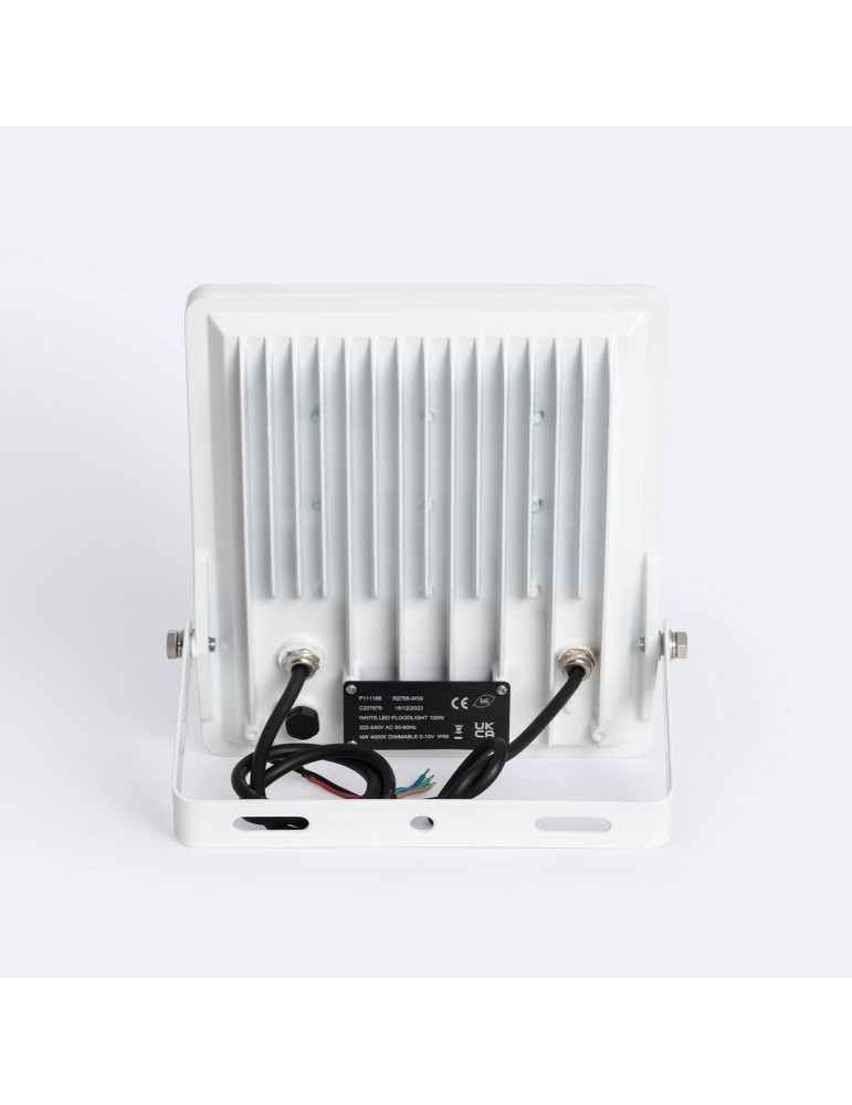 Projecteur LED 50W Dimmable TRIAC 170 lm/W IP65 ELEGANCE Slim PRO Blanc