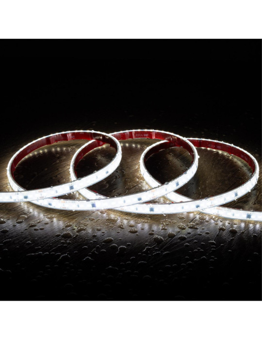 Ruban LED Dimmable Auto-redressement 220V SMD2835 Silicone FLEX 120 LED/m IP67 High Lumen Largeur 12mm Coupe 10 cm sur Mesure