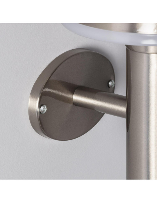 Applique Murale LED Extérieure Solaire Inox Helios avec Détecteur de Présence PIR