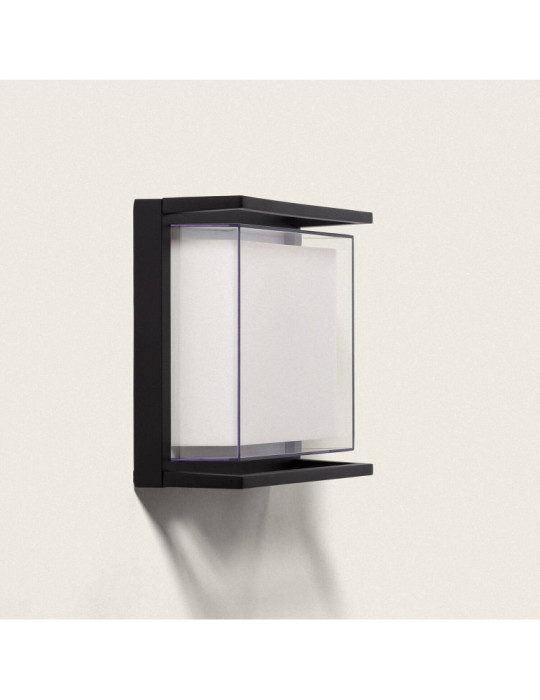 Applique Murale Extérieure LED 18W Éclairage Carré Noire Rale