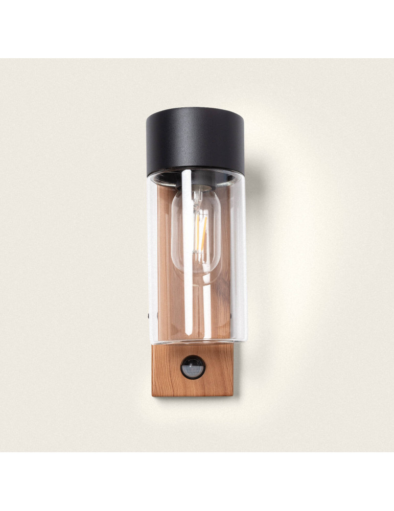 Applique Murale Extérieure Acier Inoxydable et Verre avec Détecteur de Mouvement Isoba