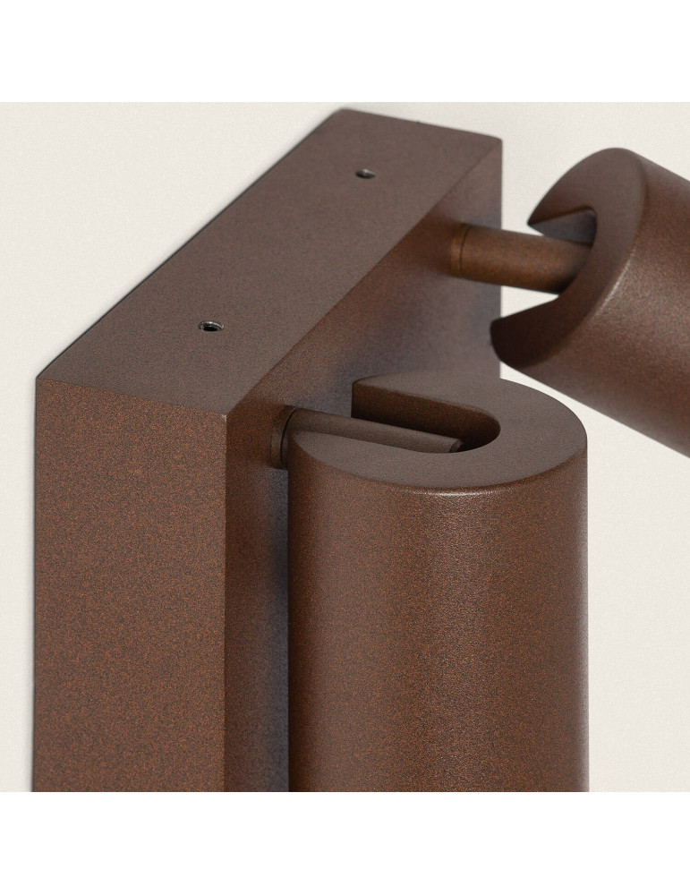 Applique Murale Extérieure LED 18W Aluminium CCT Sélectionnable Deux Spots Kuriya