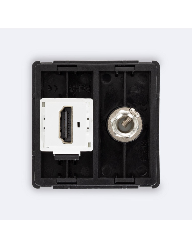 Prise TV Mâle + HDMI Modern