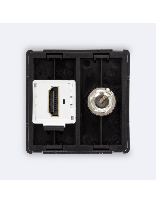 Prise TV Mâle + HDMI Modern