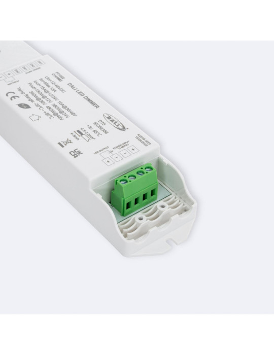 Driver Dimmable DALI 1 Canal pour Ruban LED Monochrome 12-48V Compatible avec Bouton-Poussoir