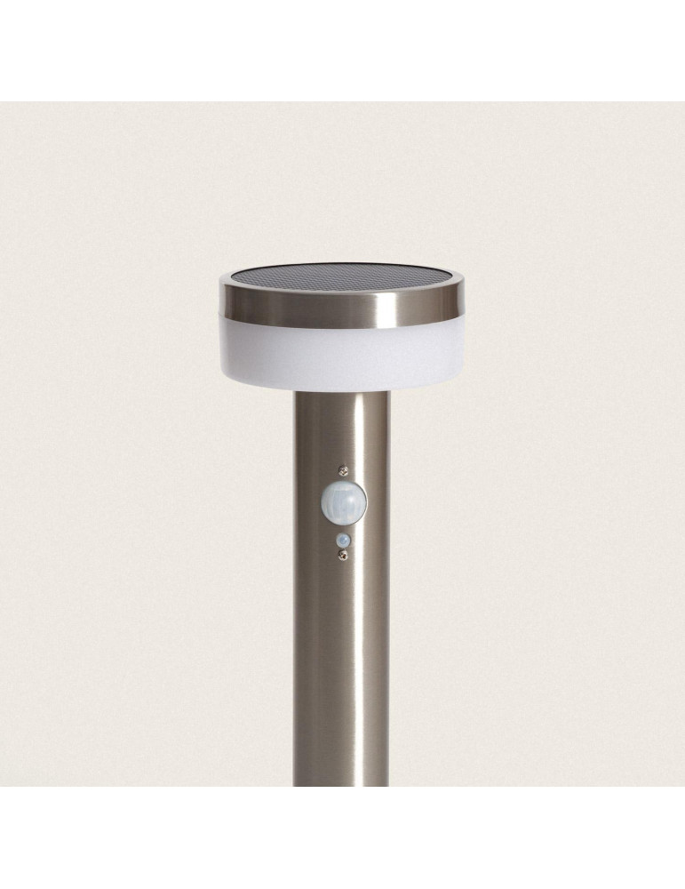 Balise Extérieure sur Pied Solaire LED 50cm Aluminium Ashier